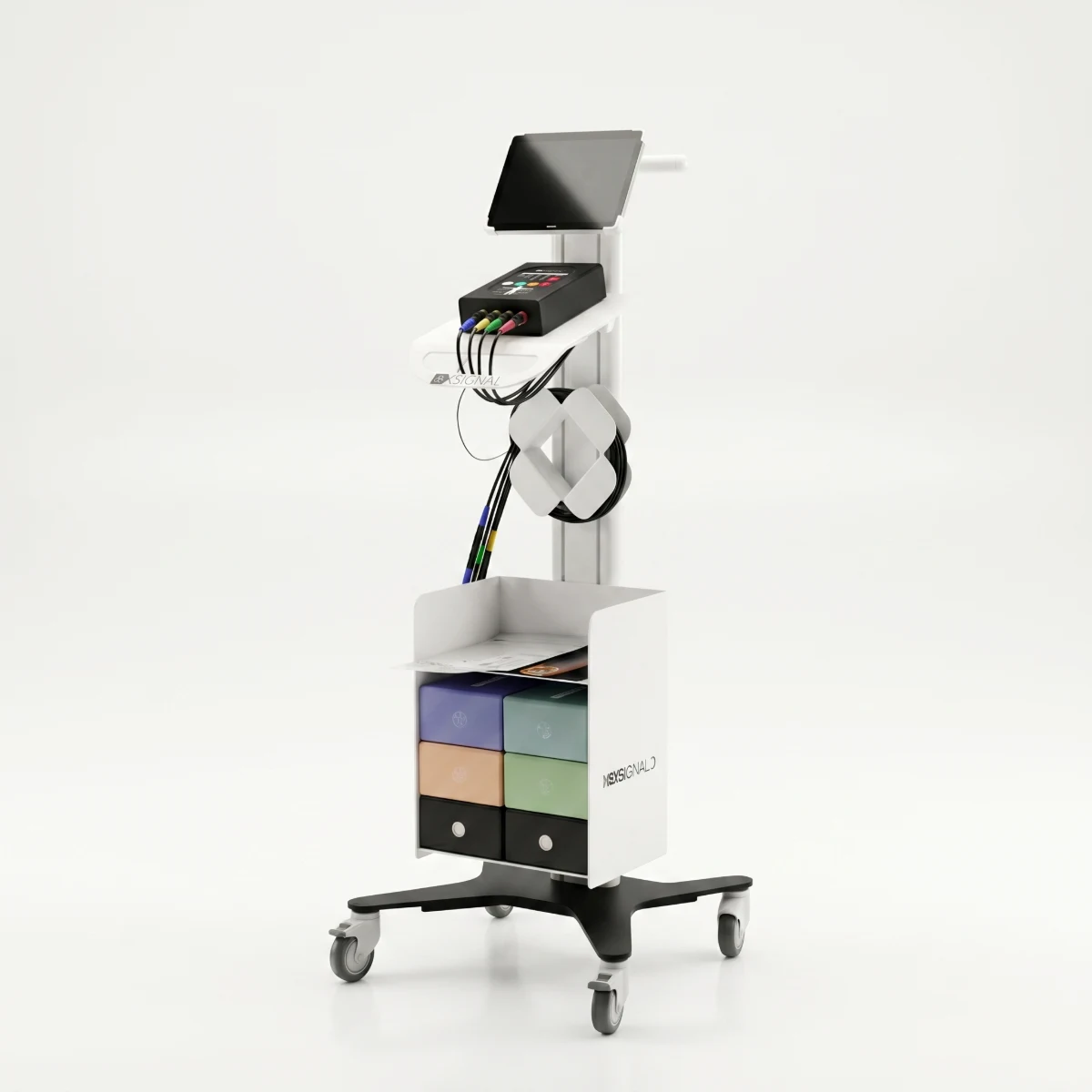 NESA XSIGNAL® medical cart with monitor, controller and treatment kit